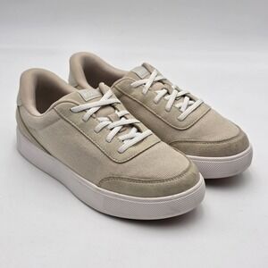 Kizik Prague Youth Size 3Y Beige Kids Hands Free Slip On Sneakers KPRABW01